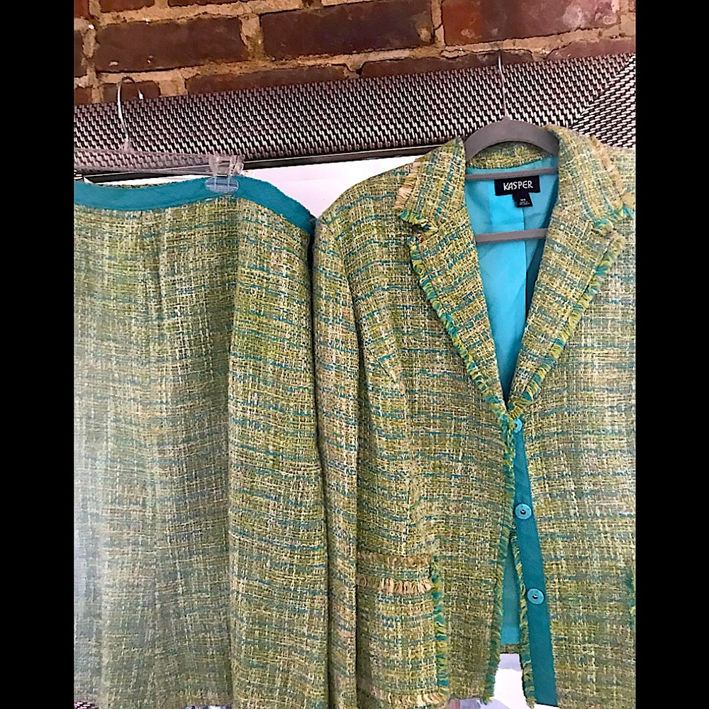 Kasper ASL blazer and skirt.